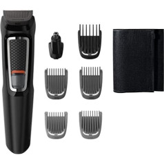 Philips Barbero MG3720 / 15 7-in-1 bārdas trimmeris ar pašasināmo asmeni un ceļojumu somu