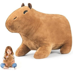 Pinyenr 40 cm Capybara Plush Toy Capybara Cuddly Toy Capibara Plush Toys Realistic Capybara Plush Large Gifts for Children (Plus)