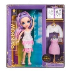 Rainbow high fantastic fashion doll - purple - violet willow