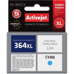 Activejet ah-364ccx tinte (hp 364xl cb323ee nomaiņa; premium; 12 ml; zila)