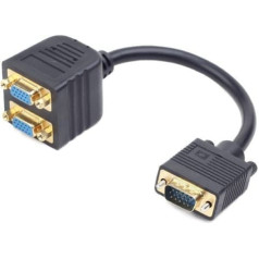 Adapteris vga (m) -> 2xvga (f) 20cm