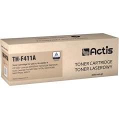 Actis th-f411a toneris (HP 410a CF411a nomaiņa; standarta; 2300 lapas; zils)