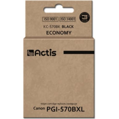 Actis kc-570bk tinte (maiņas canon pgi-570bk; standarta; 22 ml; melna)