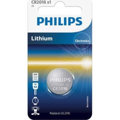 Philips Litija akumulators 3,0 V monētu 1 blisteris