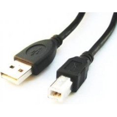 Gembird USB 2.0 kabeļa tips ab am-bm 3m melns