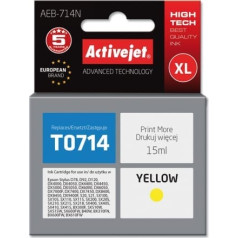 Activejet aeb-714n tinte (aizvietotājs epson t0714, t0894, t1004; supreme; 15 ml; dzeltena)