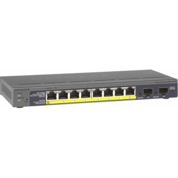 Netgear Smart switch 8x1gb poe 2xsfp gs110tp