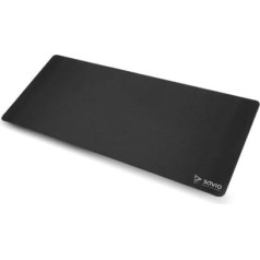 Savio gaming mouse pad 900x400x3mm, trimmed black edition precision control xl