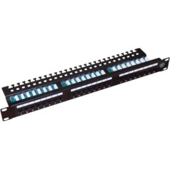 Alantec UTP cat.5e patch panel with 24 ports lsa 1u