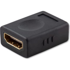 Savio cl-111 adapteris (hdmi f - hdmi f; melna krāsa)