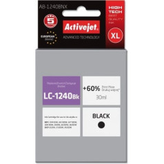 Activejet ab-1240bnx ink (brother lc1240bk / 1220bk replacement; supreme; 30 ml; black)