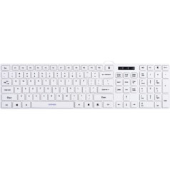 Activejet USB vadu tastatūra k-3066sw balta