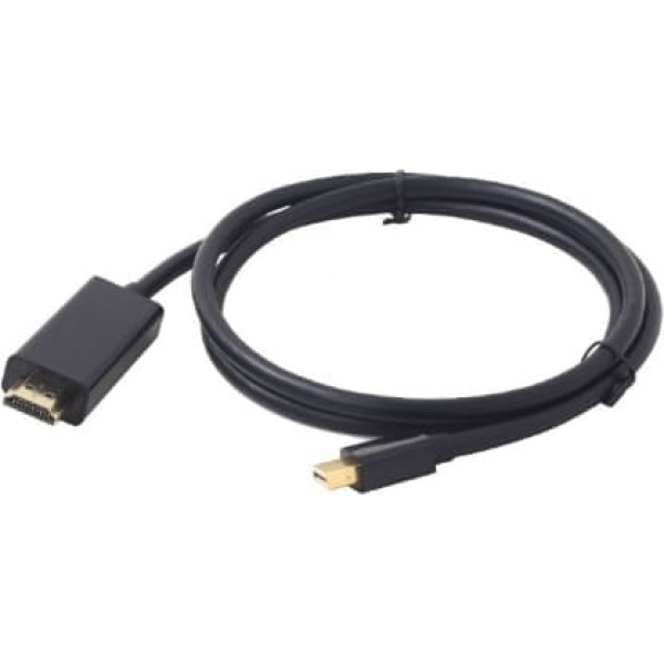 Gembird cc-mdp-hdmi-6 kabelis (mini displeja ports m - hdmi m; 1,8 m; melns)