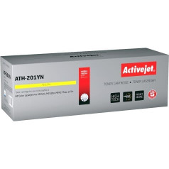 Activejet ath-201yn toneris (hp 201a cf402a nomaiņa; supreme; 1400 lapas; dzeltena)