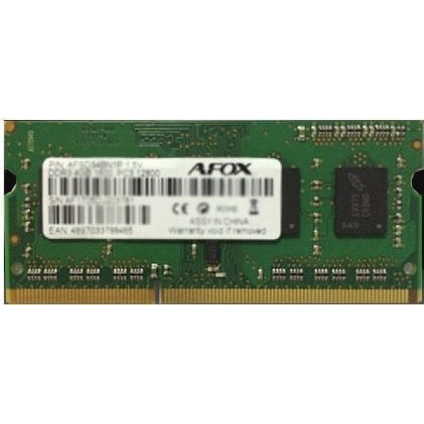 Afox so-dimm ddr3 8g 1333mhz lv 1.35v afsd38ak1l