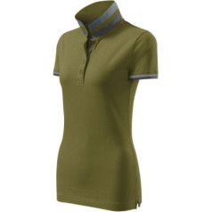 Malfini Collar Up polo krekls W MLI-257A3 avokado zaļš / XS