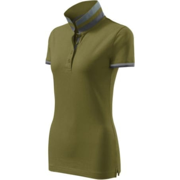 Malfini Collar Up polo krekls W MLI-257A3 avokado zaļš / XS