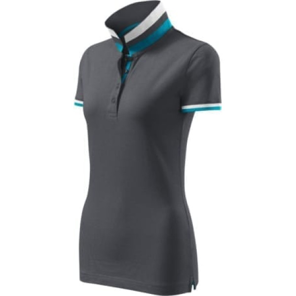 Malfini Collar Up W MLI-25783 gaišs antracīts / 2XL polo krekls