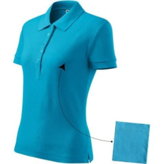 Malfini Cotton polo krekls W MLI-21344 tirkīzs / S