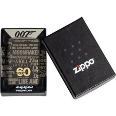 Šķiltavas Zippo 48576 Džeimsa Bonda 60. gadadienas kolekcionējamās