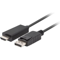 Lanberg kabeļa displeja ports (m) v1.1->hdmi (m) 1,8 m ca-dphd-11cc-0018-bk