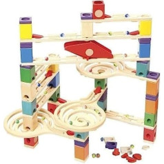 Hape E6009 — Quadrilla Vertigo Marble Run celtniecības rotaļlieta, koka, no 4 gadiem