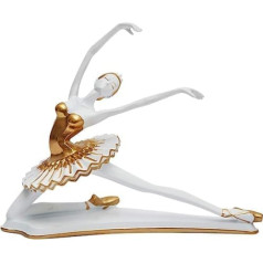 Amoy-Art balerīna figūra Tēlniecība Māksla Meitenes statuja Polisveķu dekors Dāvana 20 cm