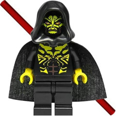 LEGO Star Wars figūra Savage Opress Sith, Zabrak) ar gaismas zobenu un melno apmetni