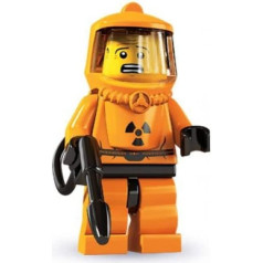 LEGO Series 4 kolekcionējamais minifūris Hazmat Guy no LEGO