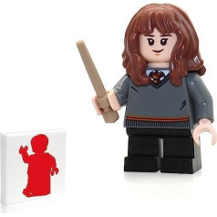 LEGO 2018 Harija Potera mini figūriņa — Hermione (Grifindora džemperis, ar sienu) 75954