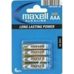 Maxell alkaline battery LR03, 4 pcs.