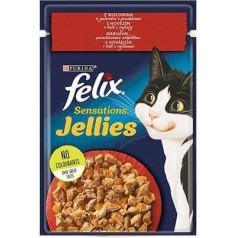 Purina Nestle Felix Sensations Beef Tomatoes 85g