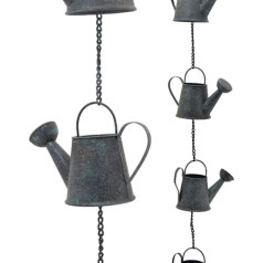 Arcadia Garden Products RC03 Rain Chain Antique Blue - lejkanna