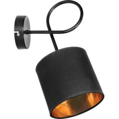 Orno VIGO sienas lampa, jauda maks. 1x60W, E27, melns