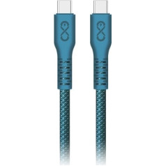 Orno USB-C kabelis — USB-C eXc IMMORTAL, 0,9 m, 30 W, ātra uzlāde, jauktas krāsas