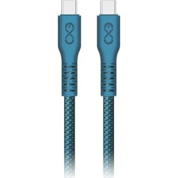 Orno USB-C kabelis — USB-C eXc IMMORTAL, 0,9 m, 30 W, ātra uzlāde, jauktas krāsas