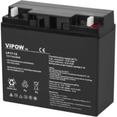 VIPOW 12V 17.0Ah gēla akumulators