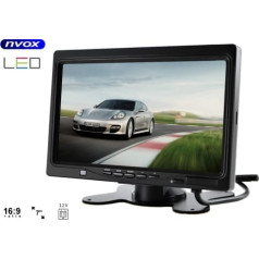 Nvox hm 716 hd galvas balsts vai brīvi stāvošs LCD monitors 7 collu HD av ar rāmi 12v