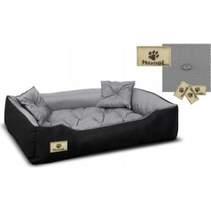 AIO Prestiža gulta sunim, kaķim 40x30 / 55x45 cm pelēka un melna