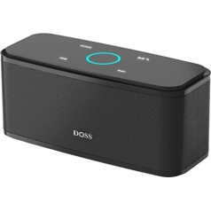 Doss SoundBox Touch bezvadu portatīvais Bluetooth skaļrunis melns