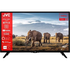 JVC LT-40VF3056 40 collu televizors/viedtelevizors (Full HD, HDR, trīskāršs uztvērējs) — iekļauts 6 mēnešu HD+ [2023].