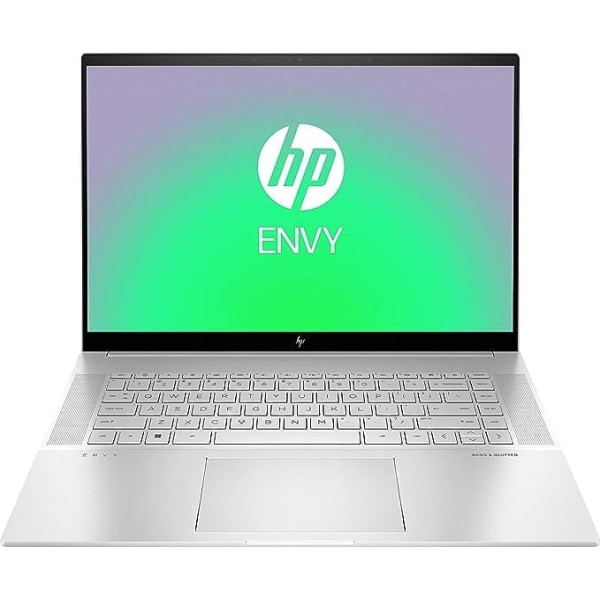 HP Envy klēpjdators | 16 collu WQXGA IPS displejs | Intel Core i7-12700H (Intel Evo) | 16 GB DDR5 RAM | 512 GB SSD | Intel Arc A370M grafikas karte | Windows 11 Home | QWERTZ tastatūra | Dabīgais sudrabs