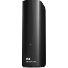 WD Elements Desktop ārējais cietais disks 14 TB (saderīgs ar USB 3.0 un USB 2.0, augsts pārsūtīšanas ātrums, triecienizturīgs, izturīgs korpuss) melns