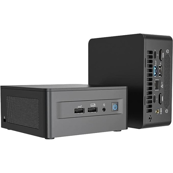 Intel NUC 12, NUC12WSHi7 Wall Street Canyon Mini datora galddators, Win 11 Pro mini dators, Intel Core i7-1260P procesors, WiFi 6E | Bluetooth 5.3 | Thunderbolt 4 | 32 GB RAM, 1 TB PCIe SSD