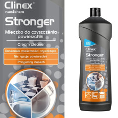 CLINEX Stronger 750 мл чистящее молочко для стальной глазури гастрономических приборов