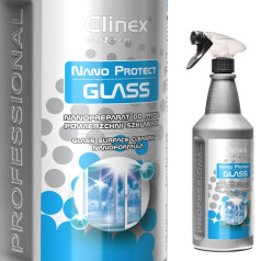 Nanopreparāts spoguļa stiklu tīrīšanai bez svītrām, kristāla spīdums CLINEX Nano Protect Glass 1L