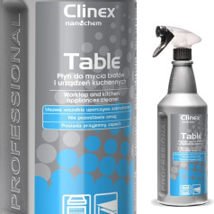 CLINEX Table 1L mazgāšanas šķidrums mēbelēm un virtuves tehnikai