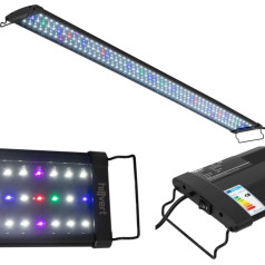 LED apgaismojuma lampa akvārija augu augšanai pilna spektra 156 LED 120 cm 30 W