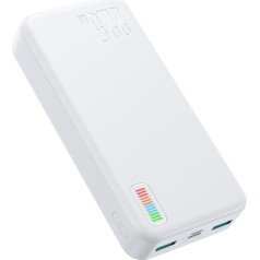 Powerbank 20000mAh Dazzling Series 22,5W balts