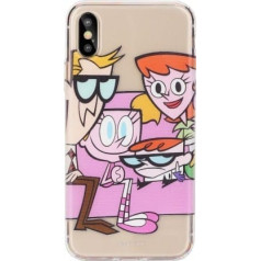 Cartoon Network Dexter Aizmugurējais Silikona Apvalks Priekš Apple iPhone XS Max Family